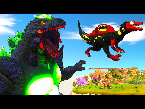 ESCAPE FROM ALIEN Spiderman Spinosaurus Vs Godzilla x Kong - LAST SURVIVOR - ZIGZAG COURSE - ARBS