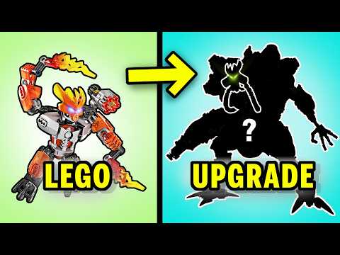 Using The PROTECTOR OF FIRE's LEGO Parts To Build Bionicle MOCs