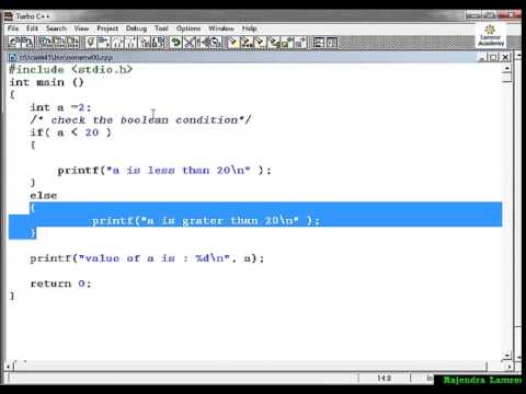 C Tutorial 21: if- else in C Programming