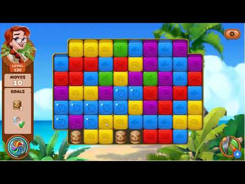 Lost Island Blast Adventure Level 136 - No Boosters