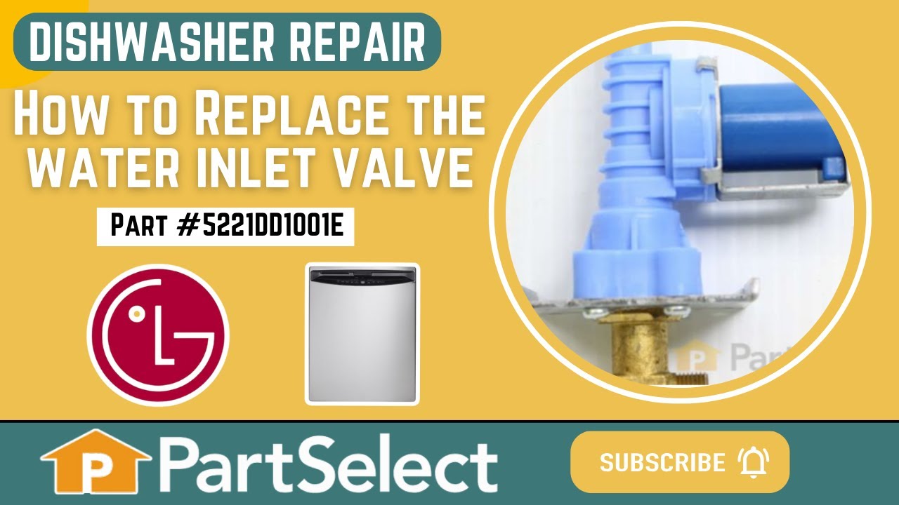 Replacing your Dishwasher Water Inlet Valve Replacing your Dishwasher Water Inlet Valve