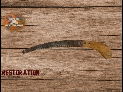 Rusty Hand Saw - Restoration