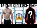 I ate NOTHING for 3 Days and this is what happened | Water Fast