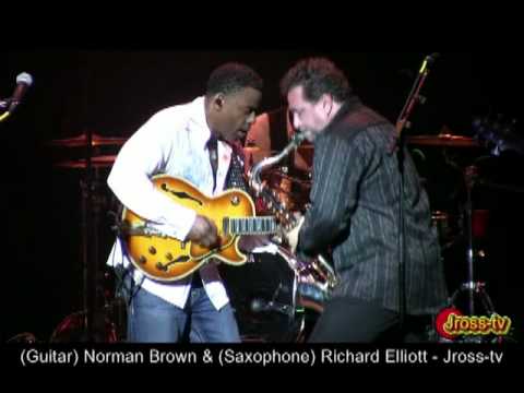 James Ross @ (Guitarist) Norman Brown & (Sax) Richard Elliott - Rob McDonald (Bass) - Jross-tv