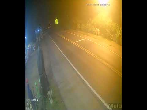 Câmera registra acidente que matou três homens na BR-470, em Apiúna