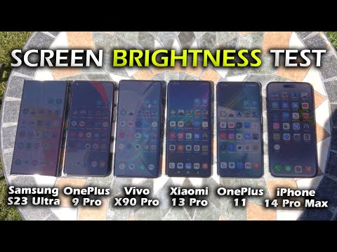 S23 Ultra vs Vivo X90 Pro vs Xiaomi 13 Pro vs OnePlus 11 vs iPhone 14 Pro Max | Screen Test!