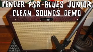 Video thumbnail for Fender Blues Junior Amp FSR Wine Red Clean Sounds Demo by Matt The Guitar Guy