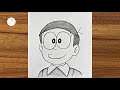 How To Draw Nobita From Doraemon Easy Drawing Ideas For Beginners Easy Nobita Drawing