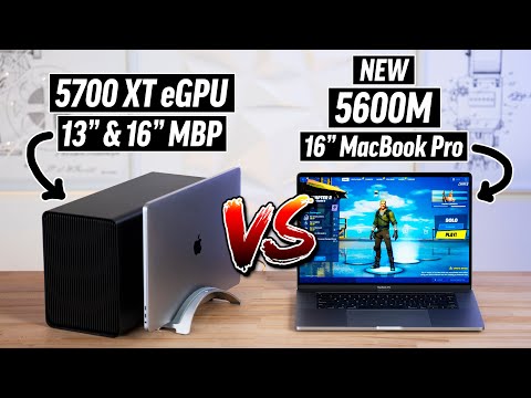 5600M 16" MacBook Pro vs 5700 XT eGPU: Yes, it's FASTER!