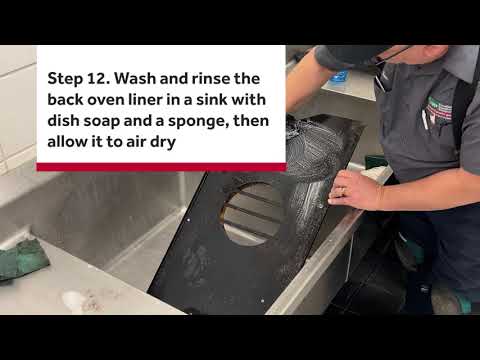 How to Clean a Southbend Convection Oven