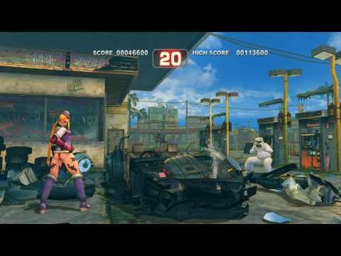 SSF4 Bonus stage Car Crush Cammy Cannon Strike×55