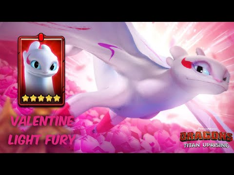 Unlocking The Valentine Light Fury | Dragons Titan Uprising