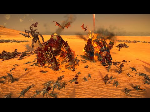 Chaos Dwarfs vs Vampire Coast - 4K Quality - Total War Warhammer 3