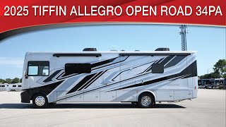 A preview image of the linked video showcasing 2025 Tiffin Allegro Open Road 34 PA