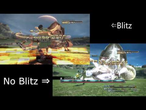 Final Fantasy XIII - Sazh Blitz Comparison