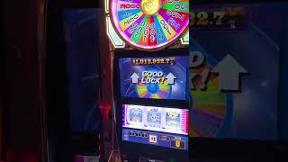 My Friend tried $9 SPIN Wheel of Fortune Spin! BIG WIN Las Vegas 😵 #lasvegas  #slots  #casino Video Video