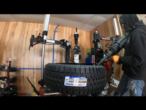 Using Bead Bazooka to Air up Tires