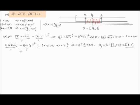 Rezolvarea unei ecuatii irationale (lic_ecirat5)