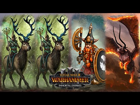 A Thorny Issue - Wood Elves vs Chaos Dwarfs // Total War: WARHAMMER 3