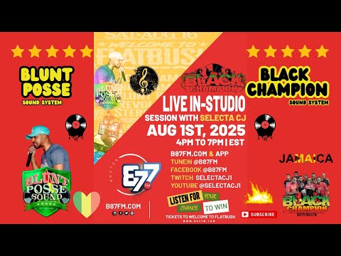 BLUNT POSSE, BLACK CHAMPION live In Studio 08/01/2025 #Goodvibes