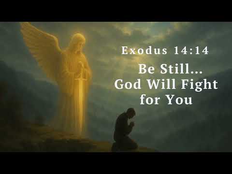 "Be Still… God Will Fight for You | A Powerful Prayer from Exodus 14:14"