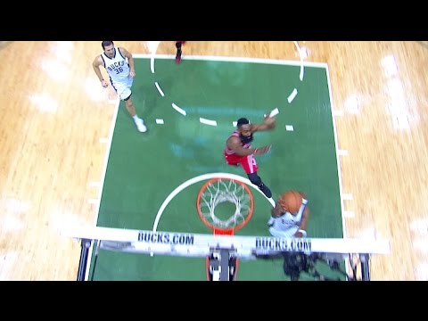 James Harden Chase-Down Blocks Former Teammate Jason Terry | 01.23.17