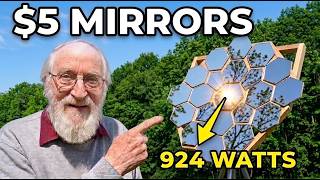 My DIY Solar Mirror Is WAY More Powerful Than I Expected