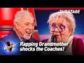76 Year Old Bette Reynolds Performs Rapper S Delight By The Sugarhill Gang The Voice Stage 116