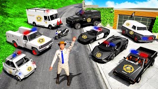 Collecting RARE SHERIFF CARS in GTA 5!