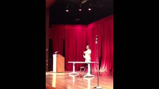 Lil B The Based God's entrance at lecture at NYU