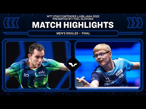 Hugo Calderano vs Felix Lebrun | MS Final | #WTTLjubljana 2025