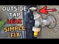 How To Stop Outside Tap Leaking Outside Tap Leak Quick Fix Repair Leaky Garden Tap