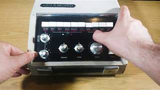 Video thumbnail for Recording Aria Diamond Vintage Drum Machine  ( Korg Minipop 3 / Univox Sr-55 ) by Sound Provider / Leonard de Leonard