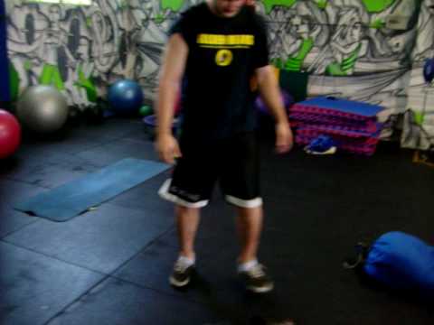 Teen strongman Nick Pratt one arm snatch