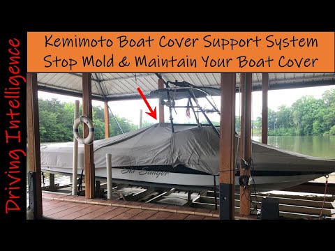How To Support A Boat Cover: Boat Cover Support System / Kit: '99 Sanger DLX Competition Ski Boat