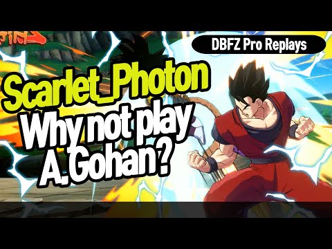 【DBFZ】 Why not play Gohan? He's Gorgeous! Scarlet_Photon vs HayZol 【DBFZ Pro Replays】