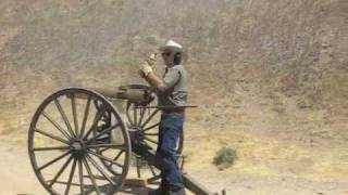 Gatling Gun Demonstration