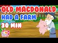 Old MacDonald Had A Farm Song 30 Min Non Stop Popular Nursery Rhymes Kids Songs Bumcheek TV