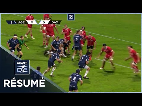 PRO D2 Saison 2024-2025 J06 - Résumé SU Agen – US Dax