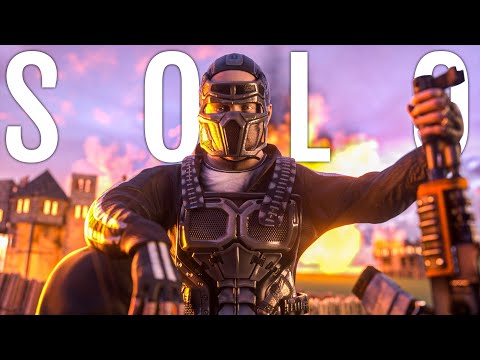 SOLO Taking on a HUGE 40+ ALLIANCE on WIPE DAY - Rust Movie