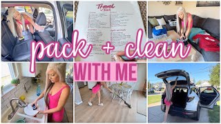 2024 PACK & CLEAN WITH ME! SUMMER VACATION PREP!