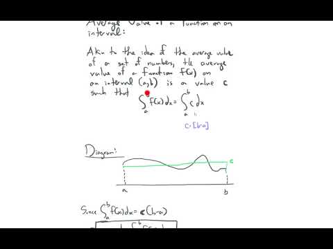 Math 1206 Lecture 9 Work and Average Value Complete W2022.mp4