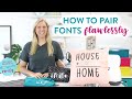 Must See Video - How To Pair Fonts Flawlessly Must See Video - How To Pair Fonts Flawlessly