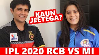 MI vs RCB - Mumbai Indians vs Royal Challengers Bangalore - Dream 11 IPL 2020