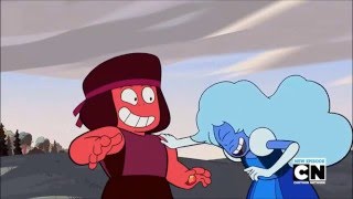 Steven Universe - Ruby &amp; Sapphire Re fuse Scene - SWEDISH FANDUB