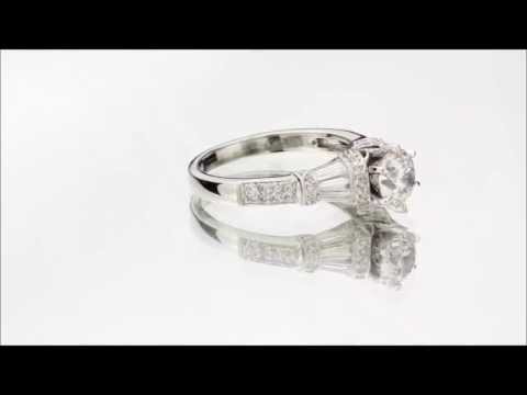 1.84 Ct Round Diamond Engagement Ring