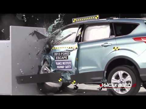 Crash test Small Overlap IIHS - Ford Escape (Ford Kuga)