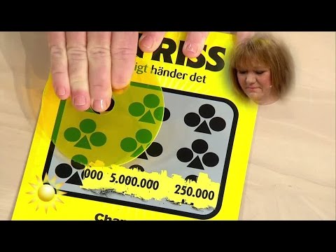 Anette från Borås skrapar Triss - Nyhetsmorgon (TV4)