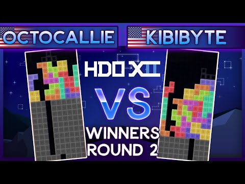 Hard Drop Open 12 - OctoCallie Vs.  KibiByte - Winners Round 2 TETR.IO Tournament