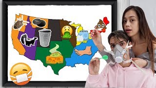 Throwing a Dart at a Map &amp; SMELLING Whatever it Lands on!